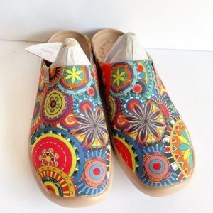 NWT UIN Womens Slipper Shoes Mule Blossom